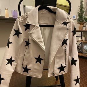 Gently used leather jacket